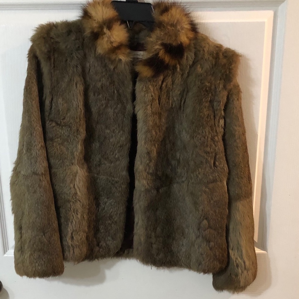 Vintage Sears The Fashion Place Fur Coat Sz Med